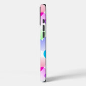 Gepersonaliseerd leuk, kleurrijk glijdend hartenpa Case-Mate iPhone case (Achterkant / Links)