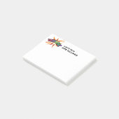 Gepersonaliseerd Leuk Modern Comic Book WHAM Post-it® Notes (Schuin)