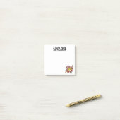 Gepersonaliseerd Leuk Modern Cool Comic Book POP Post-it® Notes (Op bureau)