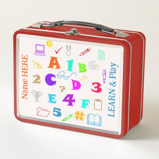 Gepersonaliseerd Leuke Kinder schoolbenodigdheden, (Voorkant)