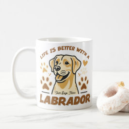 Gepersonaliseerd leven is beter met een Labrador-M Koffiemok