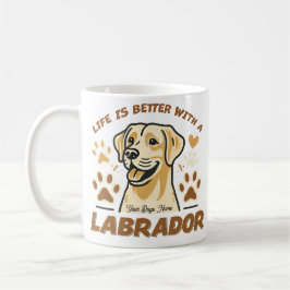 Gepersonaliseerd leven is beter met een Labrador-M Koffiemok