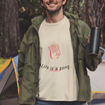Gepersonaliseerd leven is een Song-t-shirt