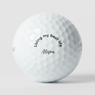 Gepersonaliseerd leven mijn beste leven Titleist P Golfballen