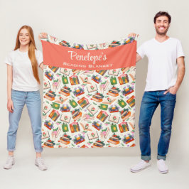 Gepersonaliseerd lezen van boeken fleece deken