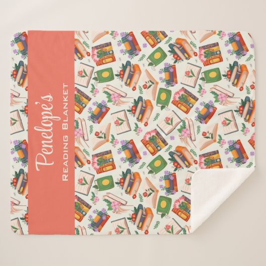 Gepersonaliseerd lezen van boeken sherpa deken (Voorkant (horizontaal))