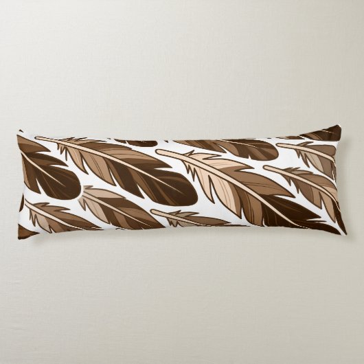 Gepersonaliseerd lichaamskussen – Boho Monogram Br (Achterkant)
