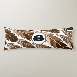 Gepersonaliseerd lichaamskussen – Boho Monogram Br