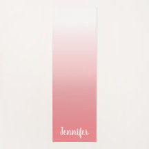 Gepersonaliseerd lichtkoraal en witte ombre