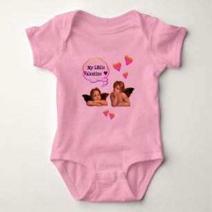 Gepersonaliseerd LIEFDE MIJN KLEINE VALENTIJN Cher Romper