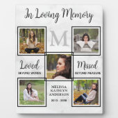 Gepersonaliseerd Liefdevolle Herinnering Foto Coll Fotoplaat (Voorkant)