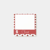 Gepersonaliseerd lieveheersbeestjesthema post-it® notes (Voorkant)