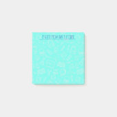 Gepersonaliseerd lijnenpatroon voor schoolbenodigd post-it® notes (Voorkant)