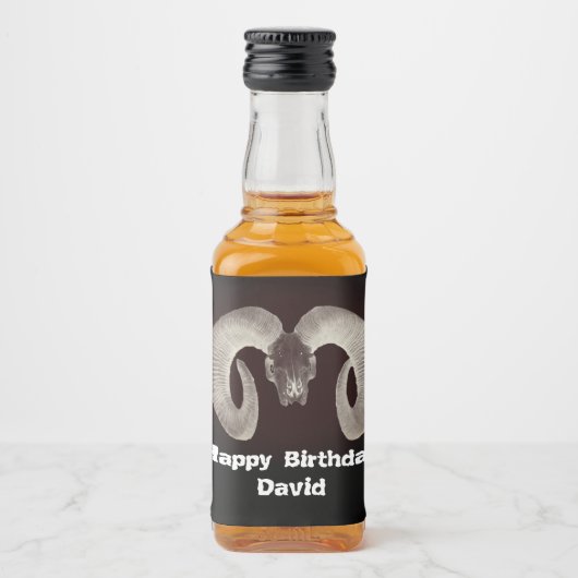 Gepersonaliseerd Likeurfles Etiket (Voorkant)