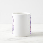 Gepersonaliseerd Lila feeënmonogram B Koffiemok (Center)