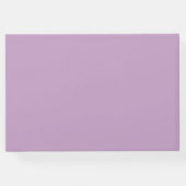 Gepersonaliseerd Lila Gastenboek (Achterkant)