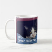 Gepersonaliseerd linkshandige kattenkoffie-mok koffiemok (Links)