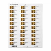 Gepersonaliseerd Lion Wild Animal Wildlife Safari Etiket (Full Sheet)