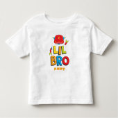 Gepersonaliseerd Little Brother Robot T-shirt (Voorkant)