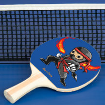 Gepersonaliseerd Little Ninja Ping Pong Paddle