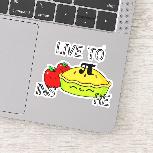 Gepersonaliseerd Live naar InsPIre PI Day Teacher Sticker (Detail)