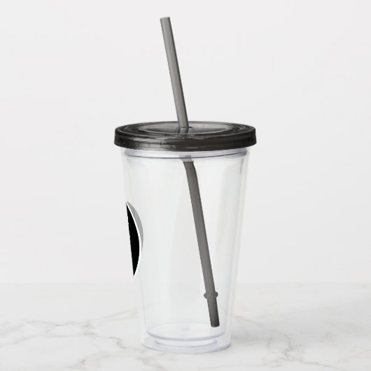 Gepersonaliseerd Logo Business Company Script Acryl Drinkbeker (Links)