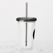 Gepersonaliseerd Logo Business Company Script Acryl Drinkbeker (Rechts)