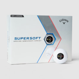 Gepersonaliseerd Logo Callaway Supersoft Golfballen