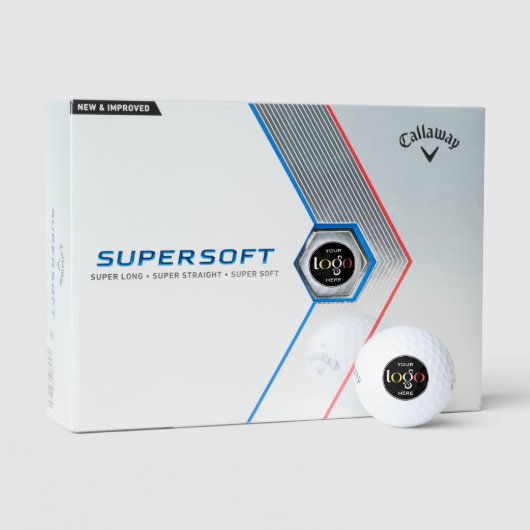Gepersonaliseerd Logo Callaway Supersoft Golfballen (Verpakking)