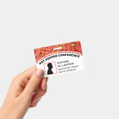 Gepersonaliseerd Logo Foto ID Delegate CHILI PEPPE Badge (Handheld)