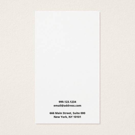 Gepersonaliseerd Logo Holographic Abstract Earning Visitekaartje (Achterkant)