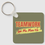 Gepersonaliseerd Logo Inspirerend teamwork-bedrijf Sleutelhanger (Voorkant)