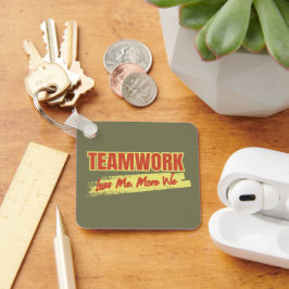 Gepersonaliseerd Logo Inspirerend teamwork-bedrijf Sleutelhanger