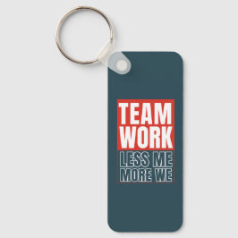 Gepersonaliseerd Logo Inspirerend teamwork-bedrijf Sleutelhanger