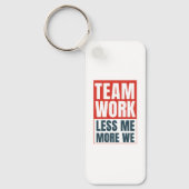 Gepersonaliseerd Logo Inspirerend teamwork-bedrijf Sleutelhanger (Voorkant)