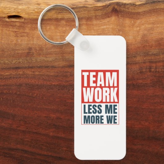 Gepersonaliseerd Logo Inspirerend teamwork-bedrijf Sleutelhanger (Voorkant)