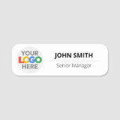 Gepersonaliseerd Logo Medewerker - Magnetische of  Naamplaatje (Voorkant)