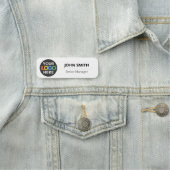 Gepersonaliseerd Logo Medewerker - Magnetische of  Naamplaatje (In situ)