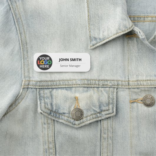 Gepersonaliseerd Logo Medewerker - Magnetische of  Naamplaatje (In situ)