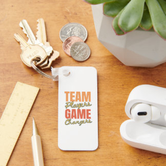 Gepersonaliseerd Logo Motivatie Team Speler Kantoo Sleutelhanger