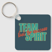 Gepersonaliseerd Logo Motivatie Team Spirit Kantoo Sleutelhanger (Voorkant)