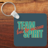 Gepersonaliseerd Logo Motivatie Team Spirit Kantoo Sleutelhanger (Voorkant)
