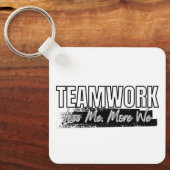 Gepersonaliseerd Logo Motivatie teamwork-bedrijf Sleutelhanger (Voorkant)