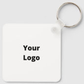 Gepersonaliseerd Logo Motivatie teamwork-bedrijf Sleutelhanger (Achterkant)