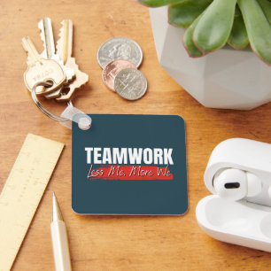 Gepersonaliseerd Logo Motivatie teamwork Corporate Sleutelhanger