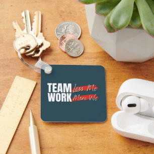 Gepersonaliseerd Logo Motivatie teamwork Corporate Sleutelhanger