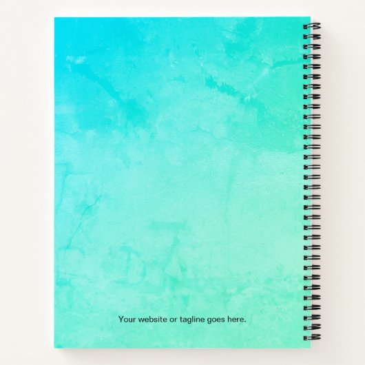 Gepersonaliseerd Logo Notitieboek (Achterkant)