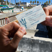 Gepersonaliseerd Logo/QR Code/URL Waterdicht Metse Visitekaartje