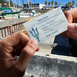 Gepersonaliseerd Logo/QR Code/URL Waterdicht Metse Visitekaartje