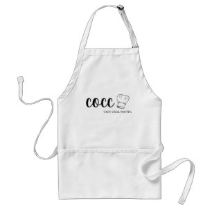 Gepersonaliseerd Logo Schort met ,Custom Text Logo